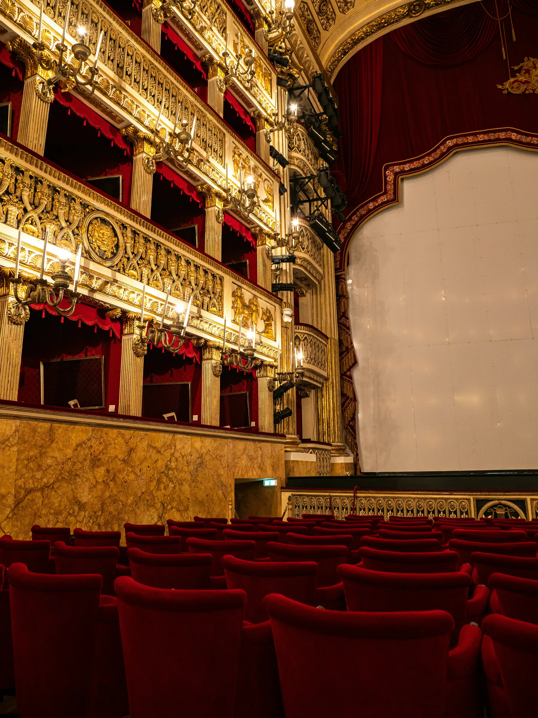 An opera house box